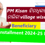 पीएम किसान सम्मान Beneficiary New List, village wise